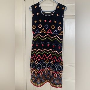 Black Multi Color Sharara